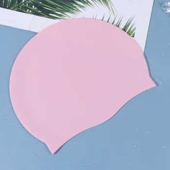 1 шт. силиконовая практичная водонепроницаемая шапочка для плавания, защита ушей для плавания с длинными волосами, для девочек, для женщин, для женщин (очки Flamingo