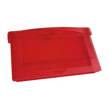 10 шт. пластиковых футляров для картриджей GB Games Card Прозрачный красный