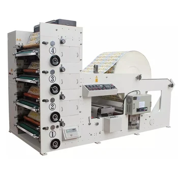 2023 Высокоэффективное оборудование для флексографской печати Бумажная пленка Наклейки Этикетка Производитель флексографской УФ-машины для печати бумажных стаканчиков
