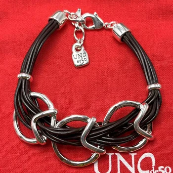 2023 Новый бестселлер UNOde50, высококачественный изысканный веревочный браслет в Испании, Женская романтическая подарочная сумка