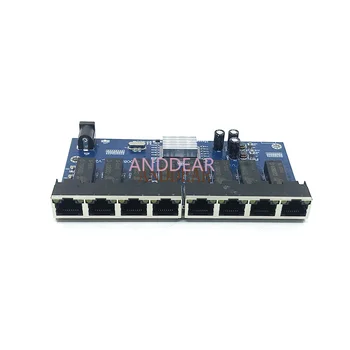 8-Портовый Гигабитный коммутатор Настольный RJ45 Ethernet-коммутатор 10/100/1000 Мбит/с Lan-концентратор коммутатор 8 портов PCBA