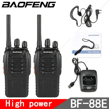 Baofeng BF-88E 2 шт./упак. Портативная Портативная Рация PMR 446 Ham Двухстороннее Радио 1500 мАч С Зарядным устройством Для пользователей из ЕС