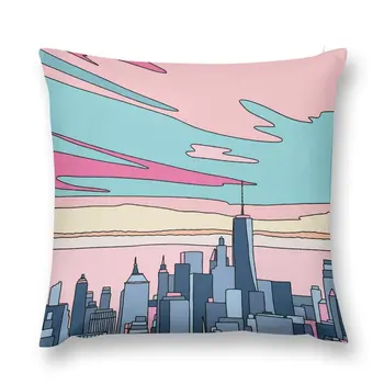 City sunset от Elebea, роскошная наволочка, диванные подушки