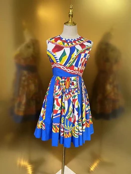 DC5985 Высококачественное Новое Модное Женское платье 2023 lady Dress Роскошного известного бренда Европейского Дизайна в стиле вечеринки