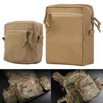 GP Tactical Dump Pouch Multicam Cordura Военная сумка для хранения MOLLE Жилет Нагрудная пластина Ремень для переноски страйкбольных сумок Комплект