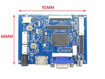 HDMI VGA AV К LVDS RGB TTL 50Pin Плата Управления Приводом Универсальный ЖК-экран Материнская плата Перемычка Модификация Разрешения DC5-24V