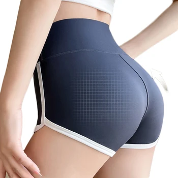 OXYGEN 2023 Новые женские шорты-брюки, летние тонкие бесшовные спортивные леггинсы для фитнеса, защитные штаны контрастного цвета для женщин