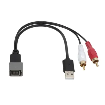 USB-кабель-адаптер, Износостойкий Портативный кабель для подключения и воспроизведения звука без потерь, аудио конвертер, кабель для стабильной передачи для автомобиля