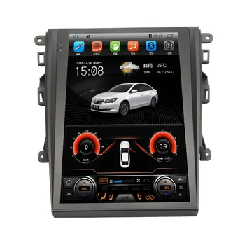 Автомагнитола с 13,8-дюймовым вертикальным экраном для Ford Mondeo Fusion MK5 2012 - 2020 Мультимедийный плеер Android, головное устройство, Авто Стерео аудио