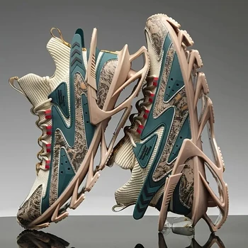 Брендовые мужские кроссовки Blade, амортизирующие кроссовки для бега, уличные дышащие нескользящие спортивные теннисные туфли, модные мужские кроссовки