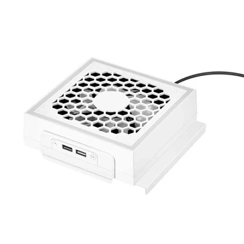 Вентилятор охлаждения игровой консоли, 3 передачи, регулируемый боковой кулер, 7 режимов освещения, игровые аксессуары для XB серии S