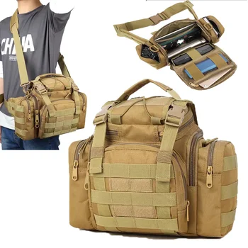 Военно-тактическая сумка для фотоаппарата, сумки для рыболовных приманок, уличная сумка-мессенджер Molle, сумка на плечо, поясная сумка, сумки через плечо, ранцы