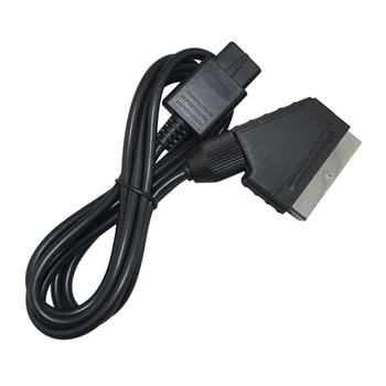 Высококачественный кабель для видеоигр A / V TV, кабель Scart для SNES для консоли Gamecube N64, совместимый с системой NTSC