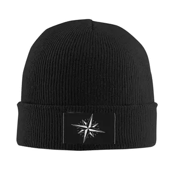 Вязаная шапка с логотипом, кепка, Вязаная шапочка-бини, Шапочка для хипстера Унисекс