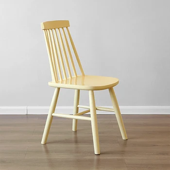 Деревянный обеденный стул в скандинавском стиле, Расслабляющий Молодежный Стол, Обеденный стул для Маникюра, Дизайнерский кабинет, Мебель для гостиной YY50DC