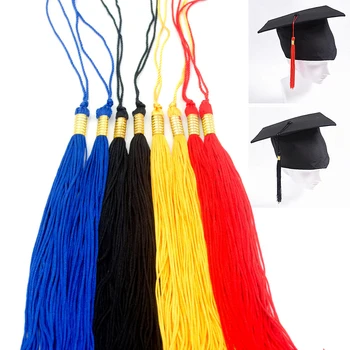 Длинные кисточки кулон DIY для взрослых окончания учебного выпускной кисточкой шапки шапки аксессуары висят бахромой из веревок