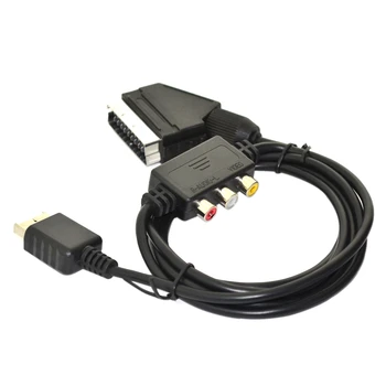 Для консоли PS2, ТВ-кабель, шнур Scart, кабель с адаптером AV Box