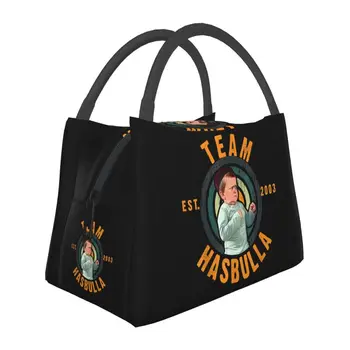 Забавные сумки для ланча с изоляцией Hasbullah Hasbullah Smile для женщин, герметичные пакеты для ланча с термоохлаждением, ланч-бокс для рабочего пикника
