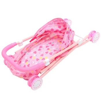 Имитационная маленькая коляска, детская игрушка для колясок, детская забавная игрушка для ролевых игр, детская коляска