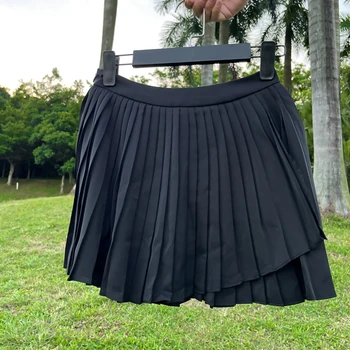 Летняя новая женская короткая юбка для гольфа, спортивная плиссированная юбка для отдыха, дышащая женская анти-юбка
