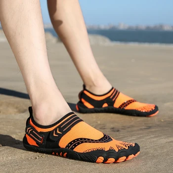 Летняя пляжная обувь для плавания, нескользящая обувь для болотной ходьбы, быстросохнущая пляжная обувь для плавания, Дышащие уличные принадлежности для походов по озеру