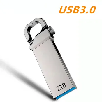 Металлический Брелок USB Флэш-накопитель 2 ТБ Высокоскоростной U-диск Мини Портативный Флеш-накопитель USB-Накопитель 2 ТБ Мини-Флеш-накопитель Высокоскоростной USB-накопитель