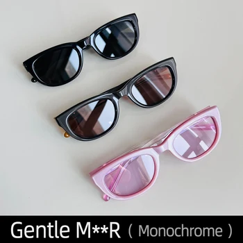 Монохромные женские солнцезащитные очки Gentle MxxR для мужчин, винтажные роскошные брендовые товары, дизайнерские летние Uv400, модные Корейские монстры