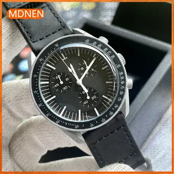 Мужские часы MDNEN 904l кварцевые часы из нержавеющей стали 40 мм-OG