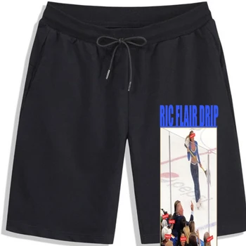 Мужские шорты Ric Flair Drip, мужские шорты Brett Hull, шорты из чистого хлопка с принтом, шорты из чистого хлопка