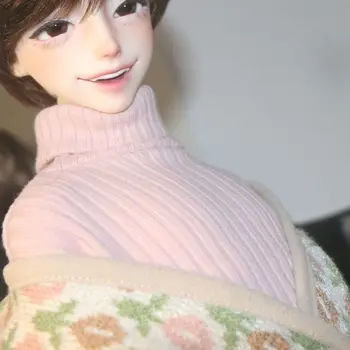 Новая одежда для кукол 1/4 1/3, тонкий вязаный полосатый свитер, игрушки для девочек 