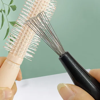 Новая расческа для вьющихся волос с когтями, инструмент для чистки волос, расческа из нержавеющей стали, средство для удаления волос, Чистящие средства, Бытовая техника