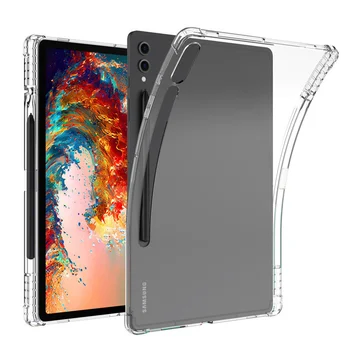 Прозрачный Чехол для Планшета Samsung Galaxy Tab S9 S8 S7 FE Plus Ultra SM X700 X710 TAB A7 Lite A8 X205 S6 lite Чехол для Карандаша