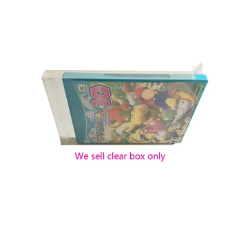 Прозрачный чехол для домашних животных для Wiiiu, коробка для хранения игр wii u, пластиковый кейс для сбора