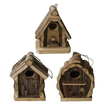 Птичье гнездо в форме домика для домашних животных, клетка для попугаев, игрушка для попугайчиков, какаду