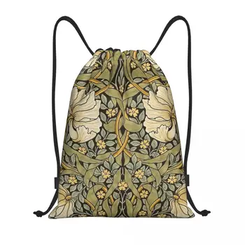 Рюкзак на шнурке William Morris Pimpernel Спортивная спортивная сумка для мужчин и женщин с цветочным текстильным рисунком для тренировок