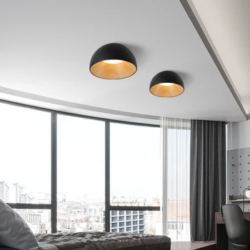 Светодиодный минималистичный потолочный светильник для кабинета на балконе, современный светильник для прохода, Труба, Подвесной плафон, Светодиодный софит для украшения дома