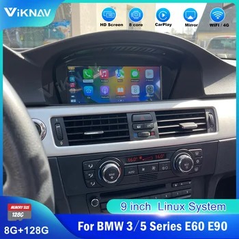 Система Linux Автомобильная GPS Навигация Для BMW 3-5 Серии E60 E61 E62 E63 E90 E91 E92 E93 M3 Беспроводное радио CarPlay
