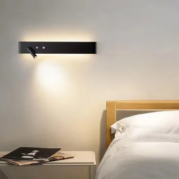 Современное светодиодное настенное бра для чтения, светодиодный светильник для чтения, светодиодный настенный светильник для спальни, гостиной, прикроватной тумбочки, коридора