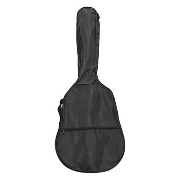 Сумка для акустической гитары 5X Сумка для гитары с петлей для подвешивания сзади для 41-дюймовой акустической гитары, электрогитары, баса, классической гитары