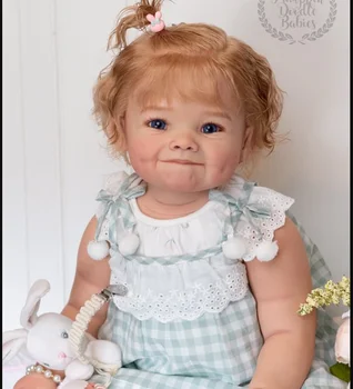 Сэнди 28-дюймовый комплект кукол для малышей Reborn, Raya в натуральную величину, Свежий цвет, Мягкая на ощупь, незаконченная кукла