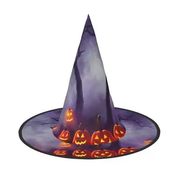 Тыква Интересное украшение Шляпа Ведьмы Шляпа Ведьмы на Хэллоуин для детей Принадлежности для декора вечеринок Украшение для подвешивания на дереве
