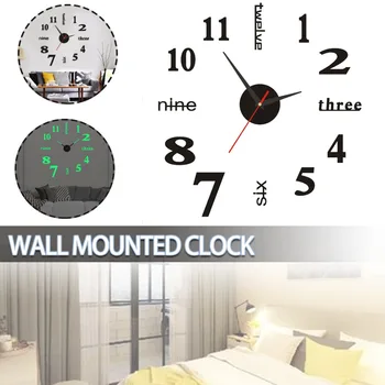 Украшения для дома и гостиной, наклейка на настенные часы 