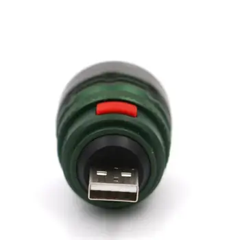 Ультра яркий портативный USB-фонарик с возможностью мини-масштабирования, 3 режима работы, USB-вспышка, фонарик, питание от USB-интерфейса, блок питания