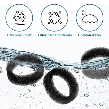 Фильтрующая губка для фонтана с водой из домашних животных Фильтрующие губки Эффективная фильтрация для легкой установки 10 упаковок из нержавеющей стали для домашних животных