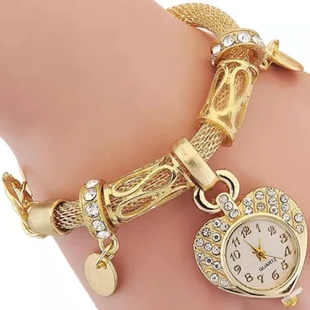 Часы для женщин, часы 2023, Самые продаваемые товары, роскошные часы-браслет, стальной ремешок с бриллиантами, кварцевые наручные часы