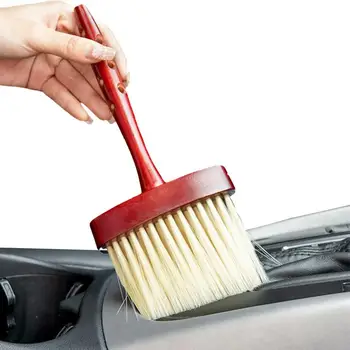 Щетка для чистки салона автомобиля, щетка для чистки вентиляционных отверстий в салоне автомобиля, мягкая щетка для удаления волос в салоне автомобиля