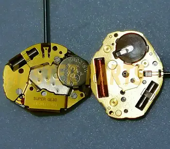 Японский кварцевый механизм Miyota GL30, японский механизм с 3 стрелками, золотой