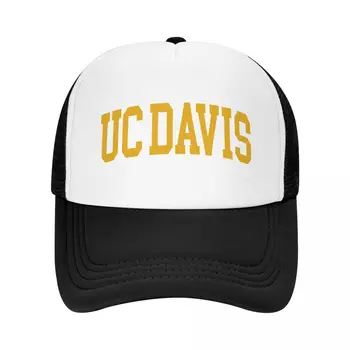 бейсбольная кепка с изогнутым шрифтом uc davis - college, роскошная мужская шляпа, шляпа для гольфа, мужская кепка для альпинизма, женская кепка
