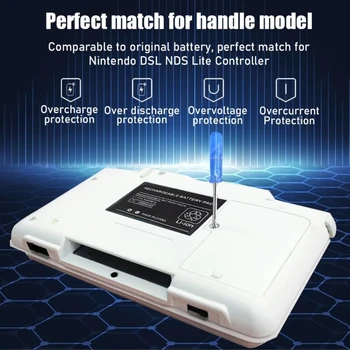 для геймпада NDS-Lite с перезаряжаемым литиевым аккумулятором, аксессуары для консоли Оптом